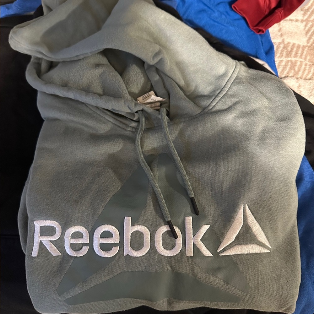 Reebok Sage Green Pullover Hoodie